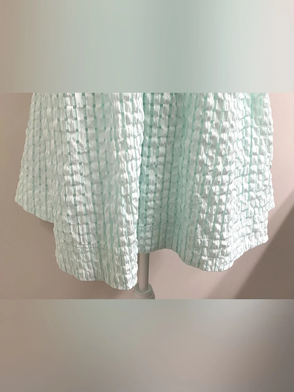 Day+Moon Womens M Mint Green Ruffle Dress Boho Summer Coastal Preppy Cottagecore